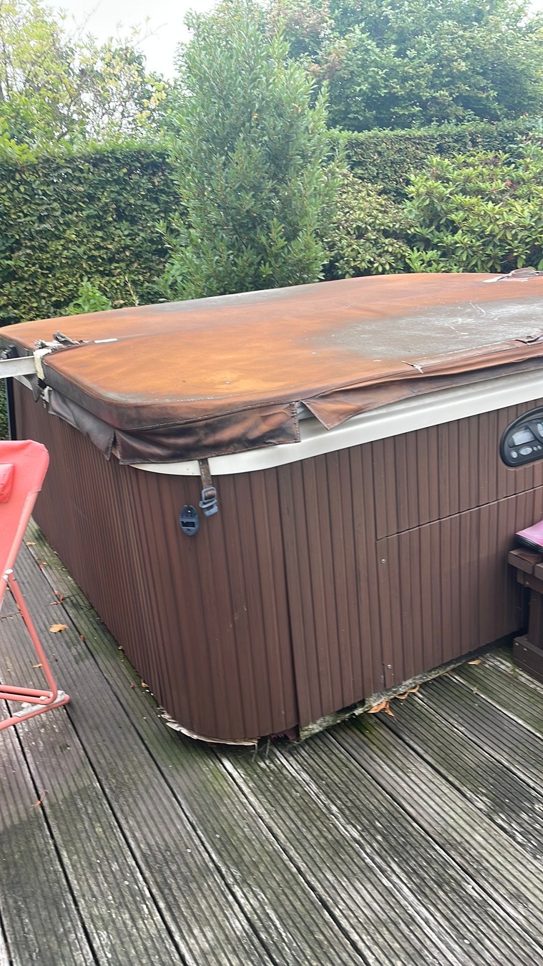 Jacuzzi, Enlèvement, Utilisé, Escalier, Fixé