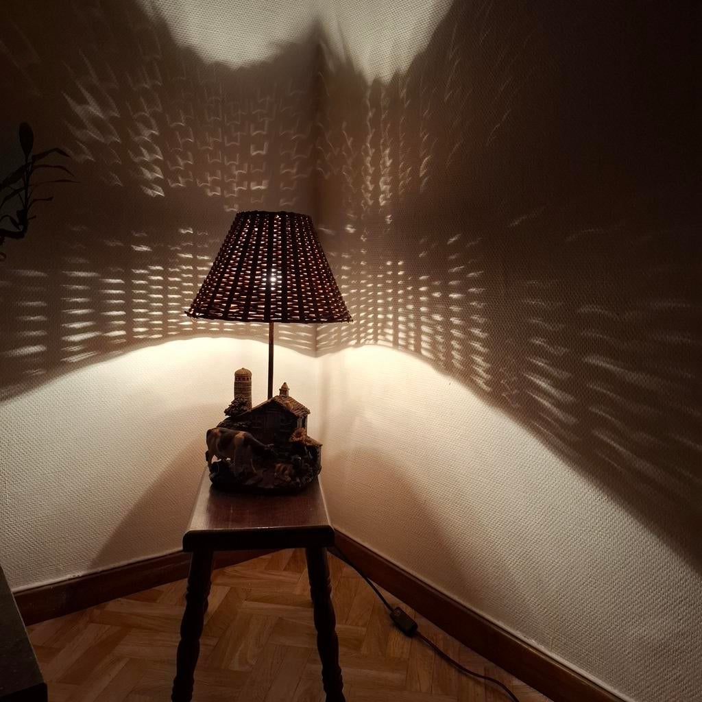 Lampe décorative vintage rustique – style campagne