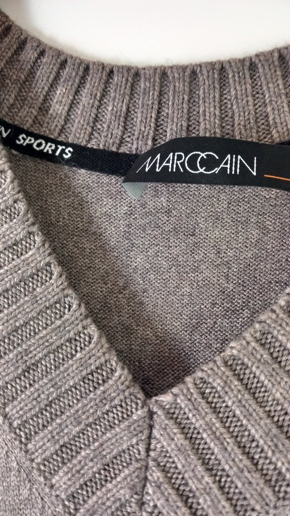 MarcCain gebreide  mini trui-jurk–luipaard- Ongedragen –S/36, Kleding | Dames, Bruin, Nieuw, Ophalen of Verzenden, Maat 36 (S)