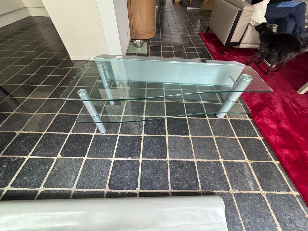 Glazen tv-meubel Gratis, Ophalen, Glas