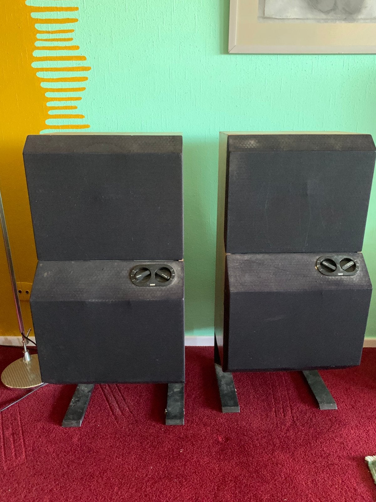 B&W Dm6 vintage Stereo Speakers, Audio, Tv en Foto, Luidsprekerboxen, Ophalen, Stereo speakers, Gebruikt, 60 tot 120 watt