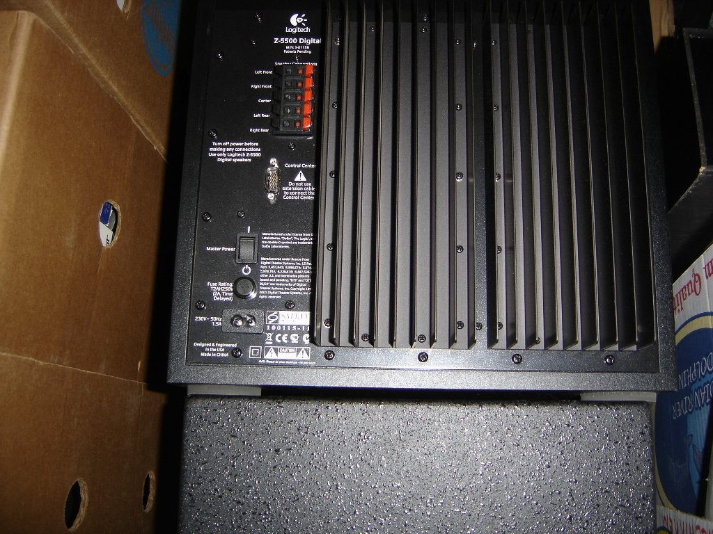 Luidspreker Logitech Z5500 digital, Gebruikt, Complete surroundset, 120 watt of meer, Ophalen