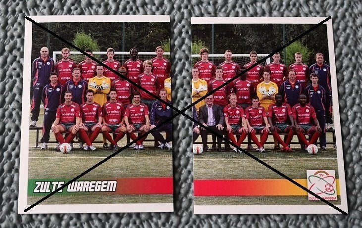 Panini/Football 2011/Zulte Waregem/Photo de l'équipe, Collections, Envoi, Neuf, Affiche, Image ou Autocollant