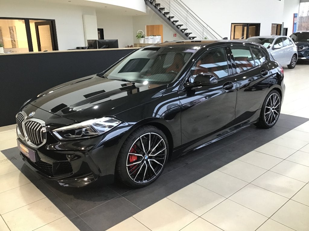 BMW 128 ti AUTOMAAT BJ03/2021 51500KM CAMERA NAVI AIRCO, Cuir, Achat, Euro 6, Entreprise