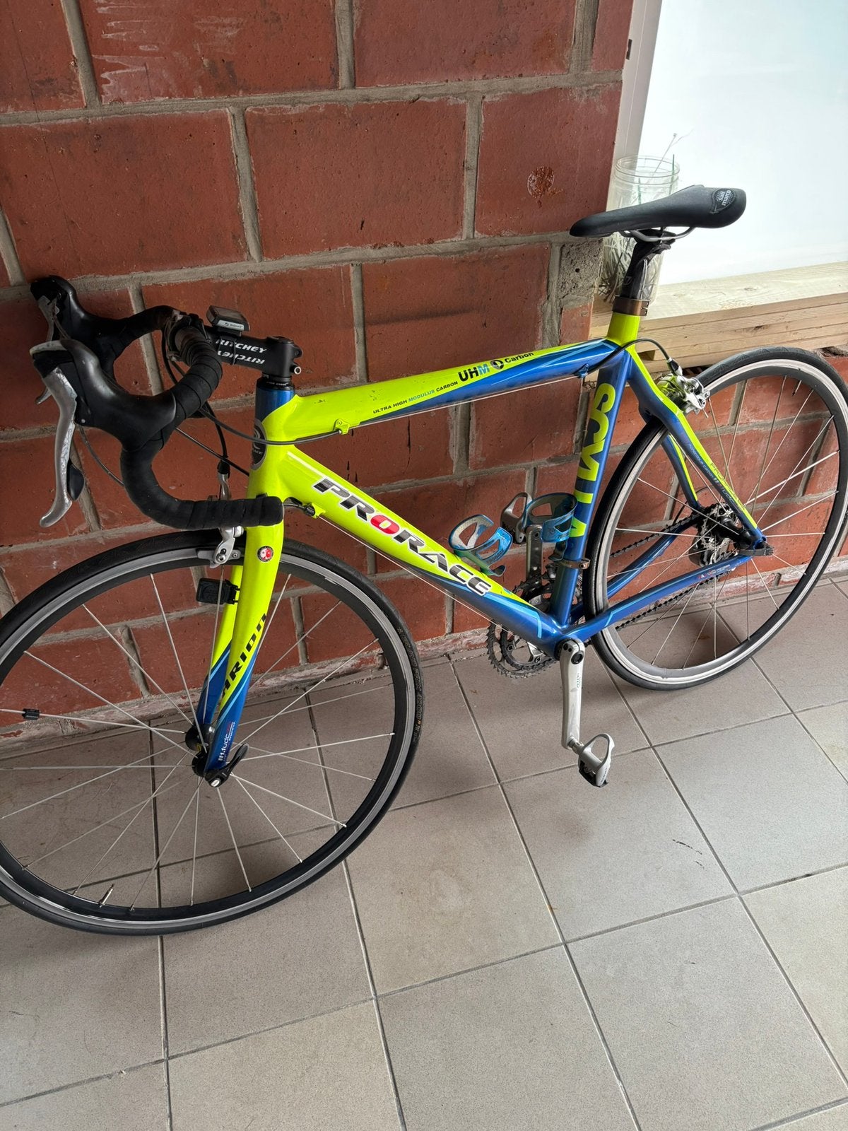 Prorace koersfiets volledig carbon, Ophalen, Zo goed als nieuw, Carbon, Heren