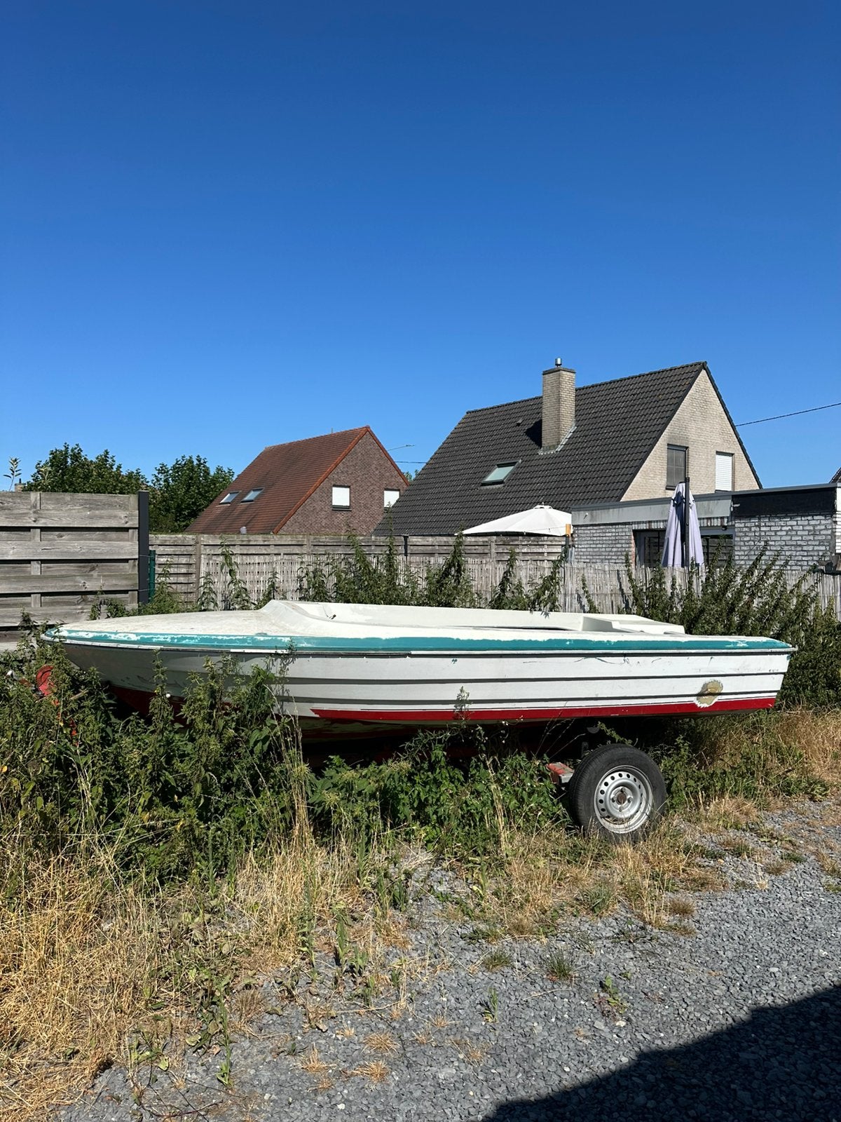 Boot + remorque, Watersport en Boten, Ophalen, Zo goed als nieuw