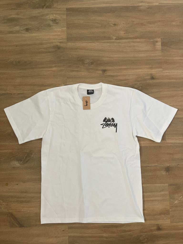 T-shirt Stussy, Enlèvement ou Envoi, Comme neuf, Taille 48/50 (M), Blanc