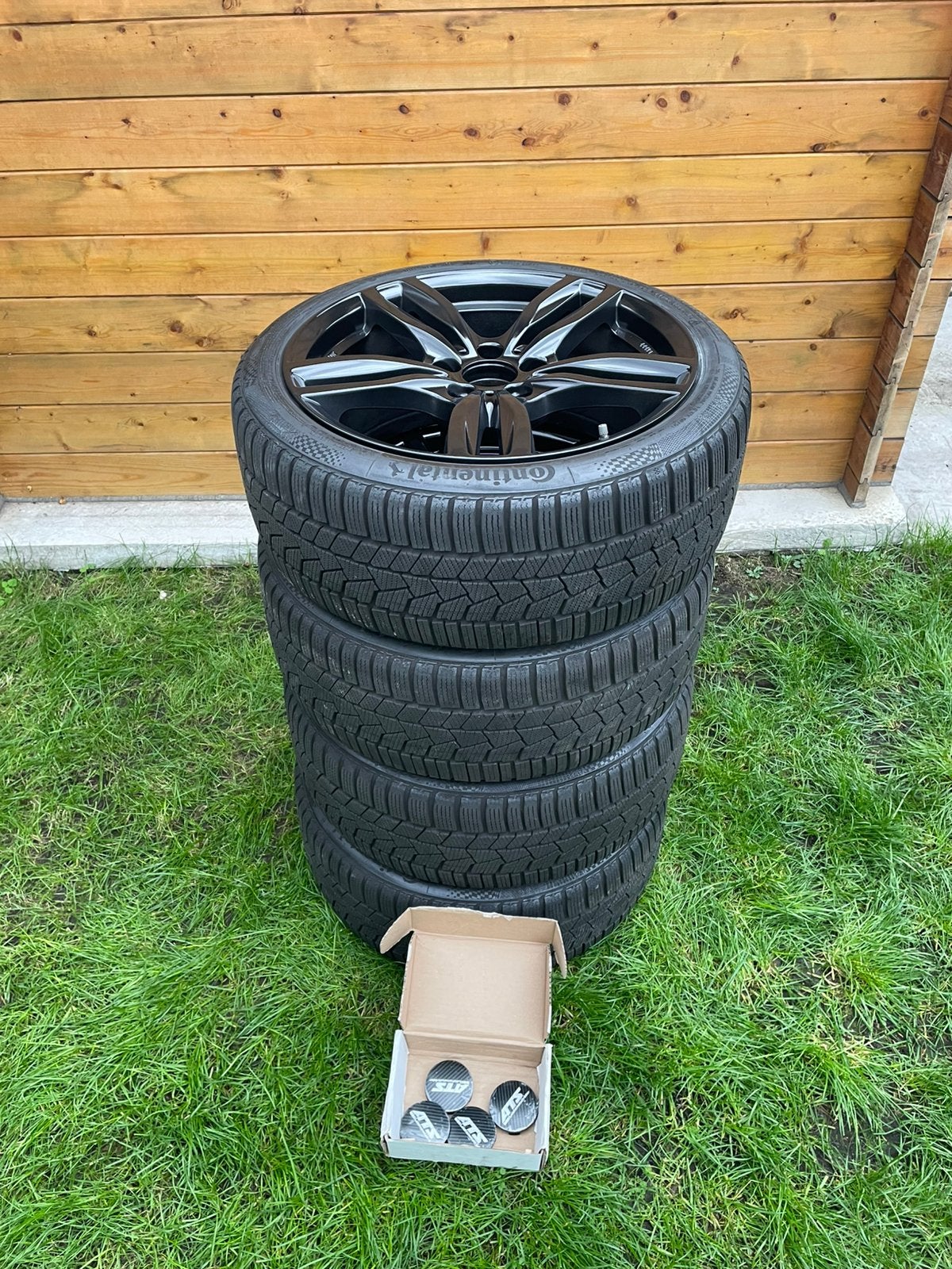 5x120 velgen 18 inch met Continental banden M+S/BMW velgen, Ophalen, Zo goed als nieuw
