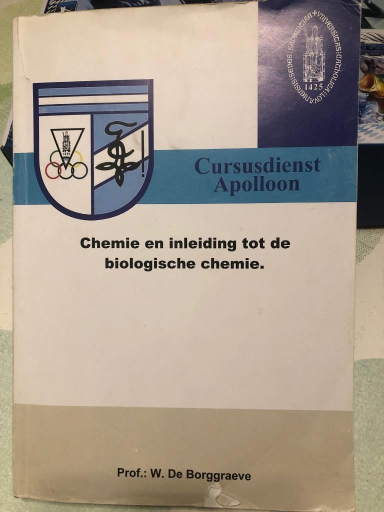 STUDIEBOEK - Chemie & inleiding tot biologische chemie, Boeken, Ophalen of Verzenden, Gelezen, Hoger Onderwijs