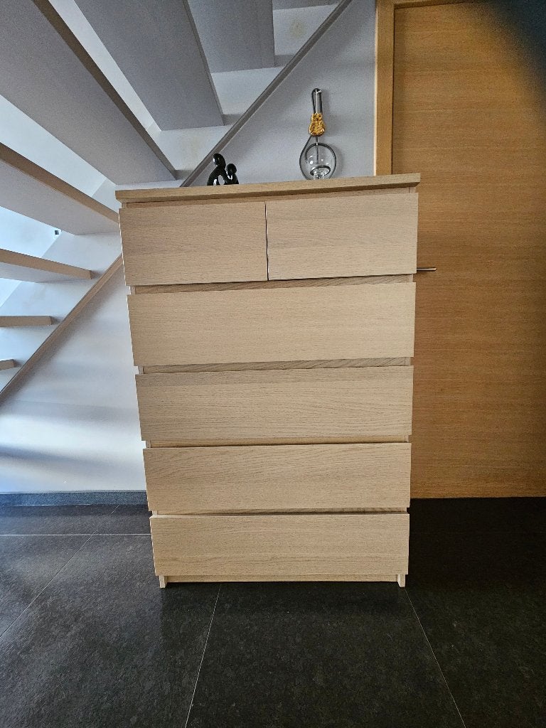 Malm commode, Huis en Inrichting, Ophalen, 5 laden of meer, 100 tot 150 cm, 50 tot 100 cm