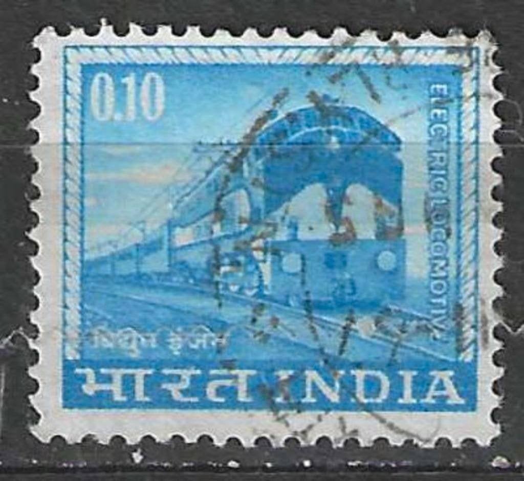 Inde 1965/1966 - Yvert 192 - Locomotive électrique (ST), Timbres & Monnaies, Envoi, Affranchi