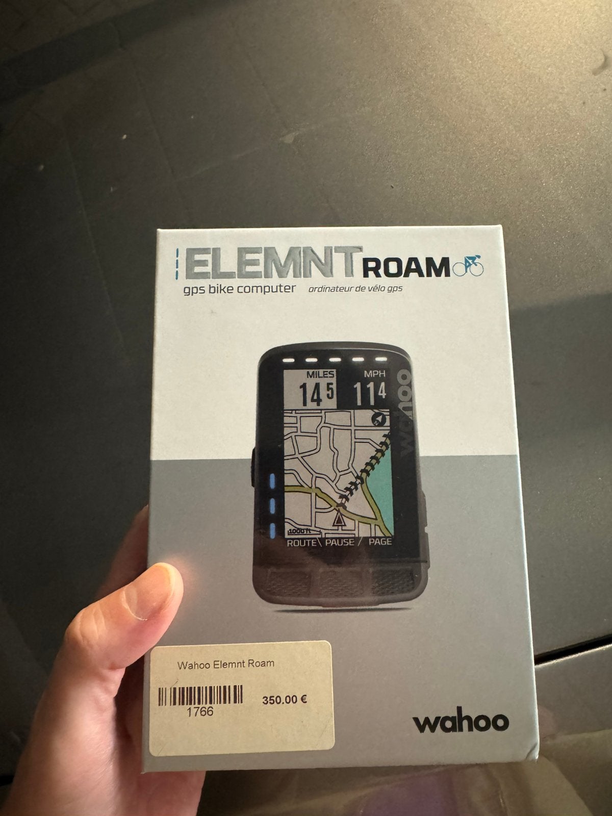 Wahoo ELMNT Roam, Ophalen of Verzenden, GPS, Zo goed als nieuw