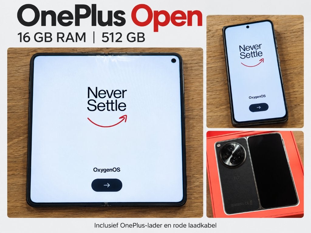 OnePlus ouvre alternative au Samsung Fold ou à l'iPhone Duo, Télécoms, Autres modèles, Enlèvement ou Envoi, Comme neuf, Sans abonnement