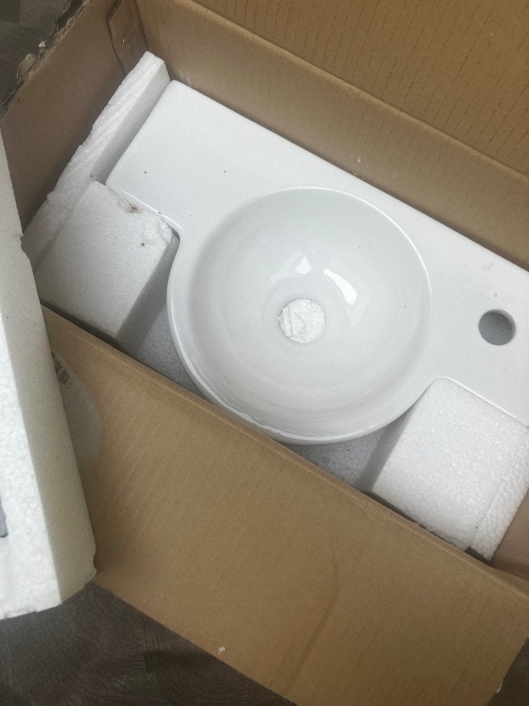 Lavabo toilet, Bricolage & Construction, Sanitaire, Enlèvement, Neuf, Chrome, Toilettes