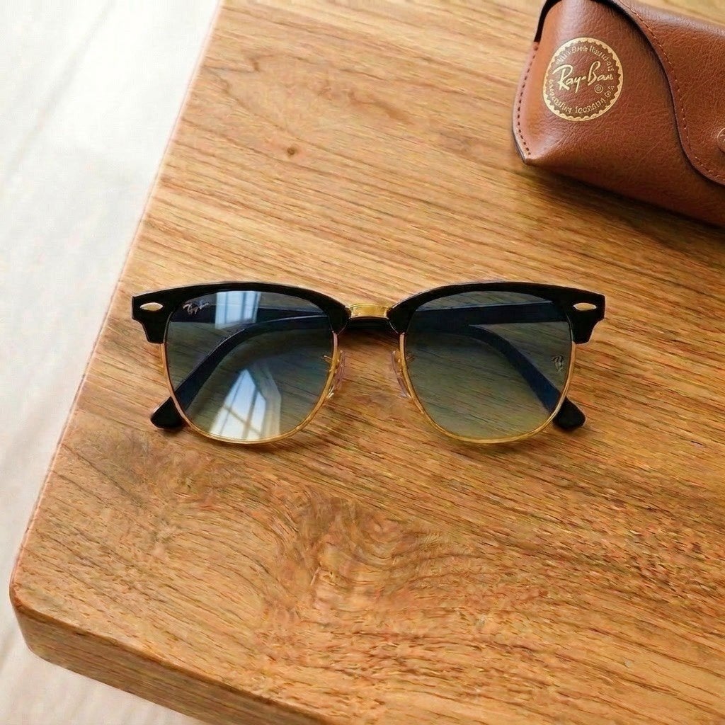 Ray-Ban Clubmaster Gradient / Origineel Mineraalglas, Nieuw, Ophalen of Verzenden, Nieuw, Zonnebril, Ray-Ban