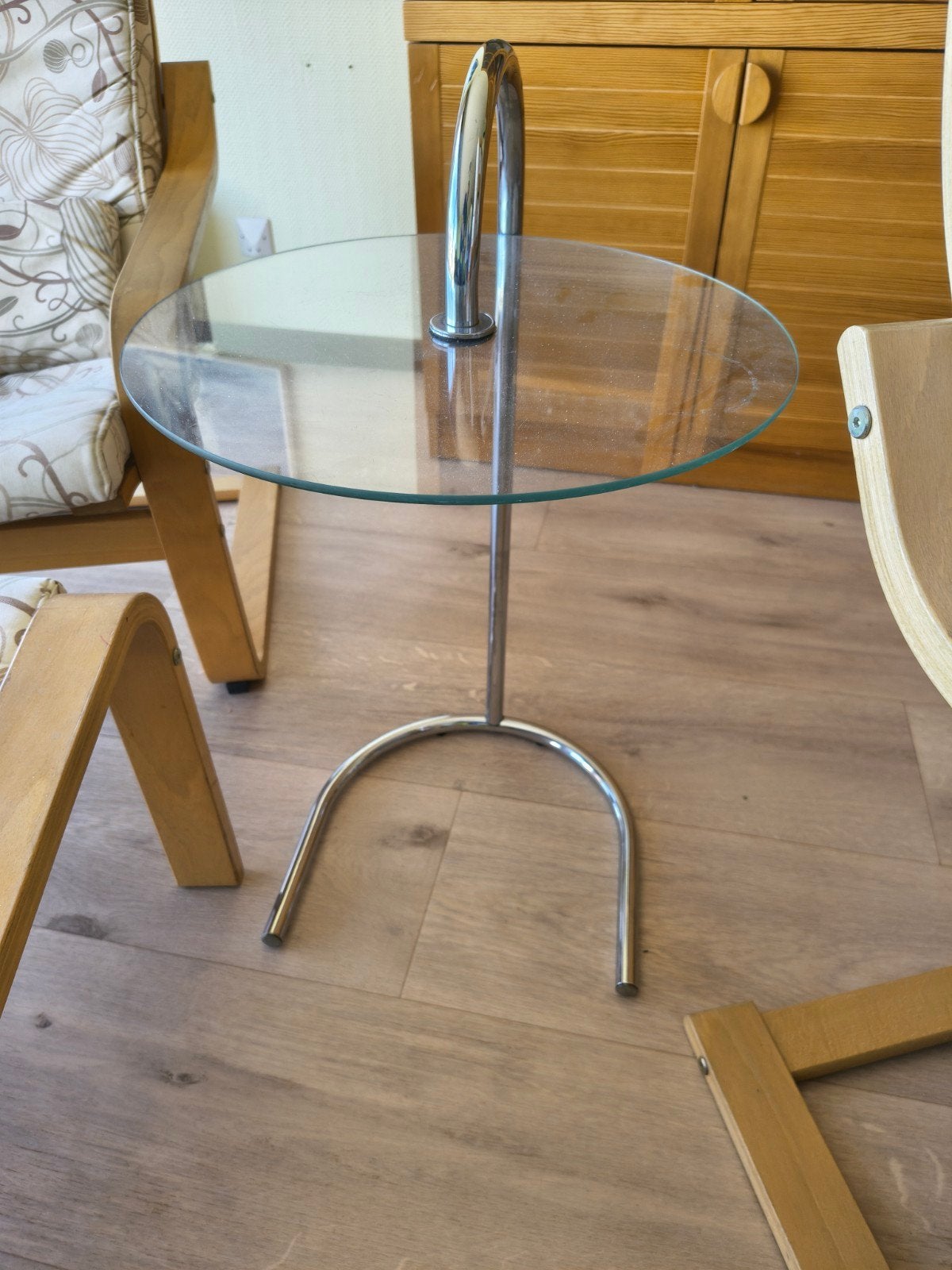 Table basse Ikea RY (Tord Björklund), Enlèvement, Verre