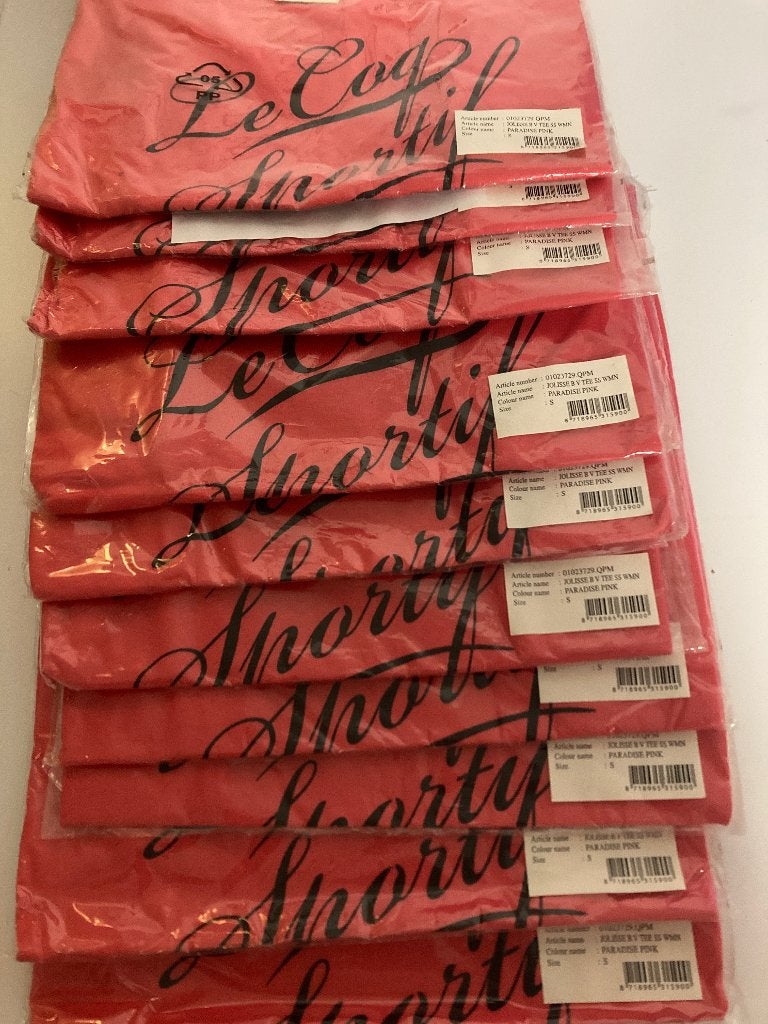 10 identieke nieuwe Roze T-Shirts - maat small, Nieuw, Korte mouw, Roze, Maat 36 (S)