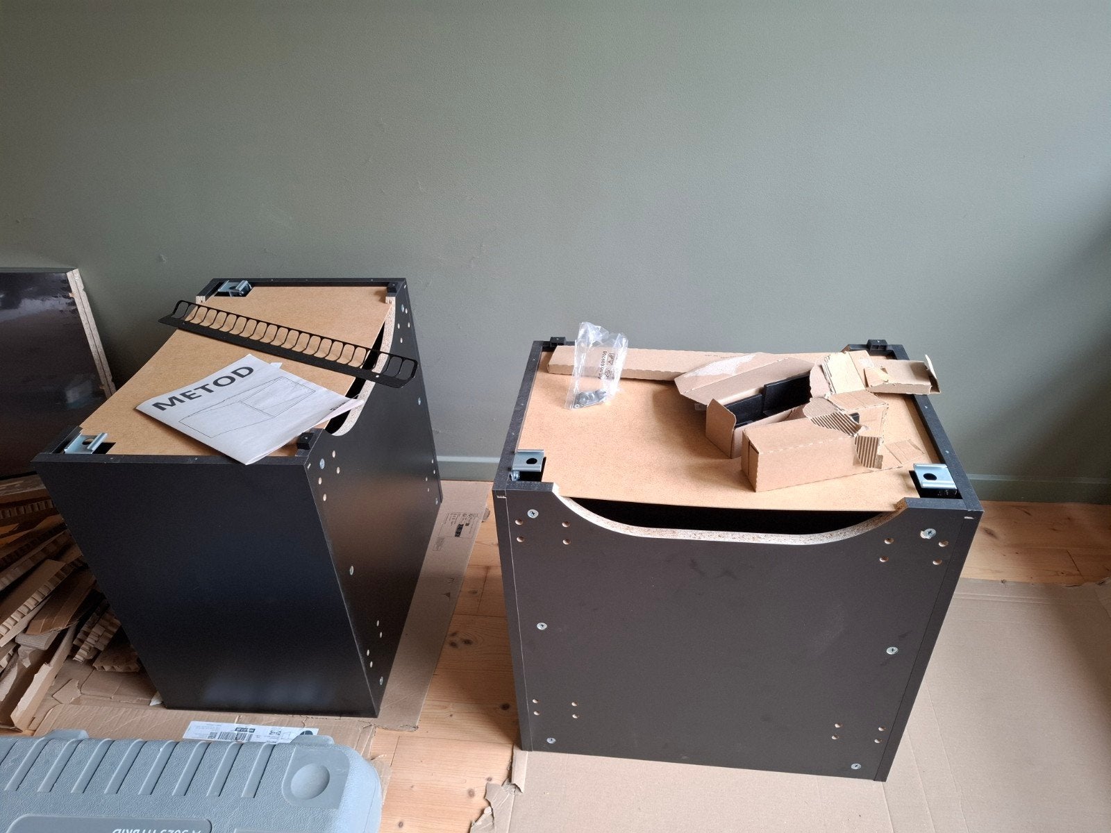 Twee ikea metod keukenkasten 40x60x60, Huis en Inrichting, Ophalen