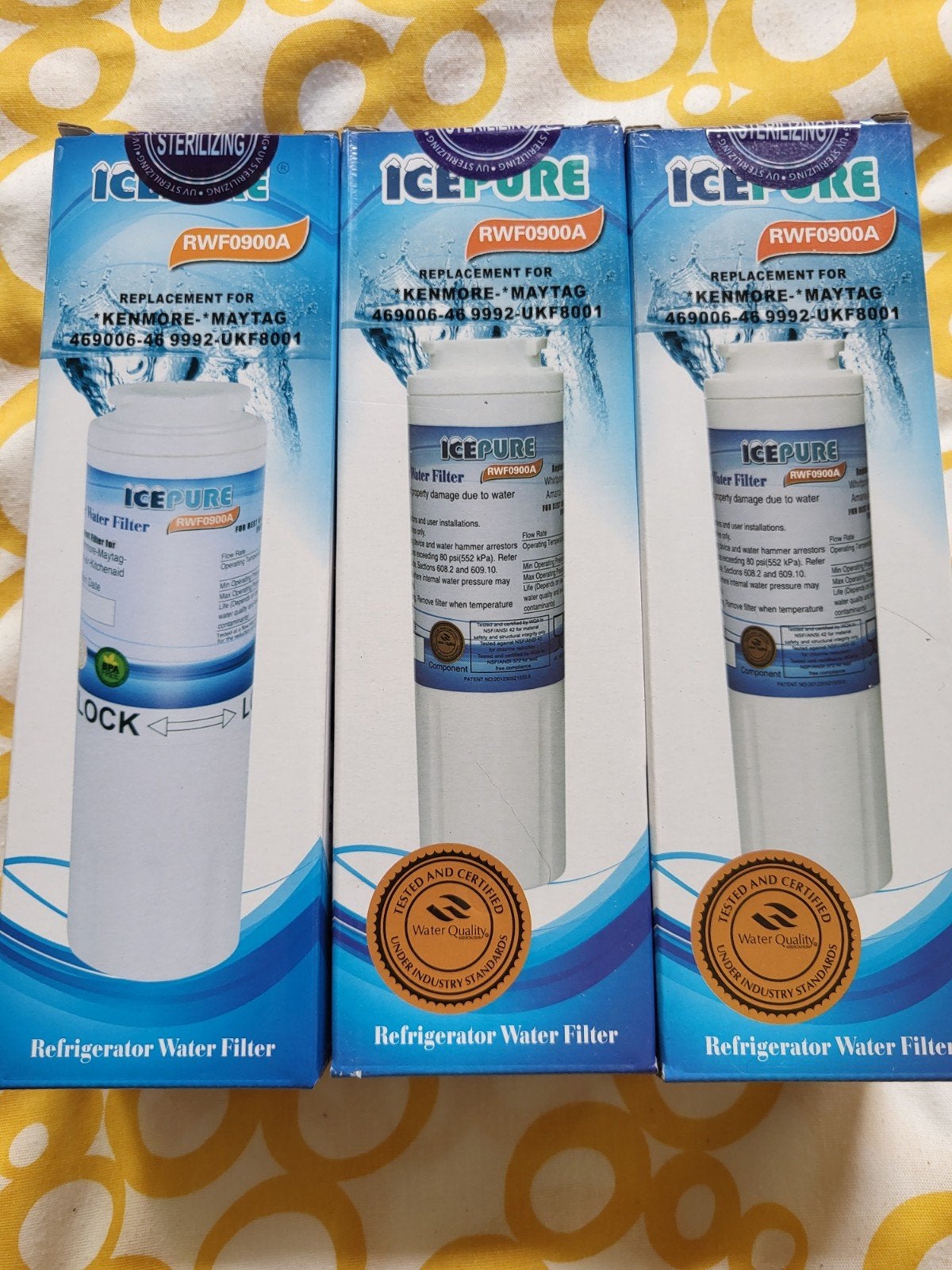 waterfilter voor amerikaanse ijskast, Ophalen, Nieuw
