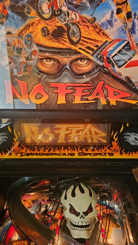 No fear flipperkast Williams, Collections, Flipper (jeu), Williams, Enlèvement, Imprimante matricielle