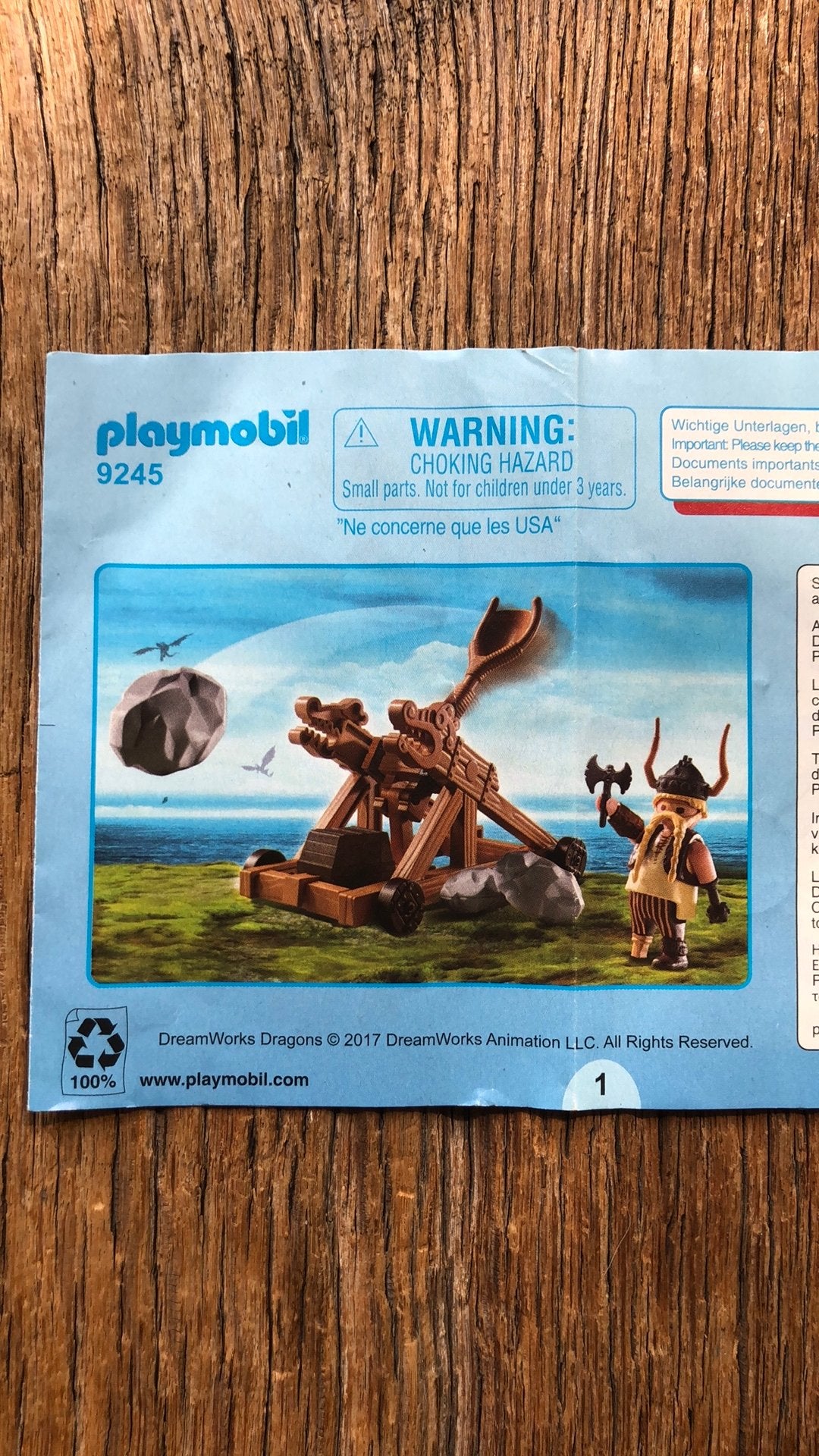 Playmobil katapult 9245, Ophalen, Gebruikt, Overige typen
