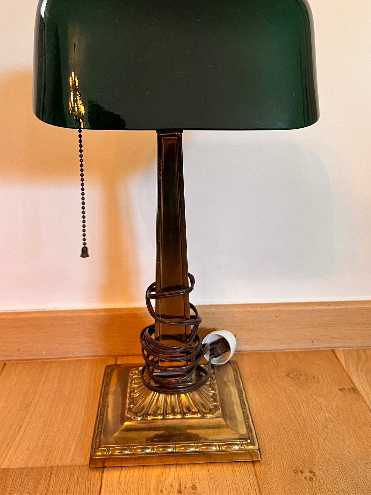Original Emeralite No. 8734 Banker's Lamp – H.G. McFaddin, Antiquités & Art, Antiquités | Éclairage, Enlèvement ou Envoi