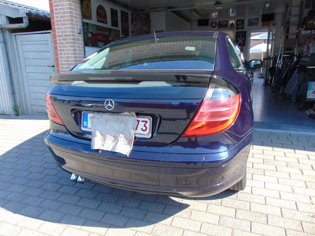 Auto Mercedes-Benz C klasse 203 Sportcoupe 2.2 CDI ., Auto's, 100 kW, 4 zetels, Verwarmde buitenspiegels, Zwart
