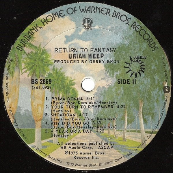 URIAH HEEP RETURN TO FANTASY, Cd's en Dvd's, Vinyl | Jazz en Blues, Ophalen, LP, Gebruikt, Fotohoes