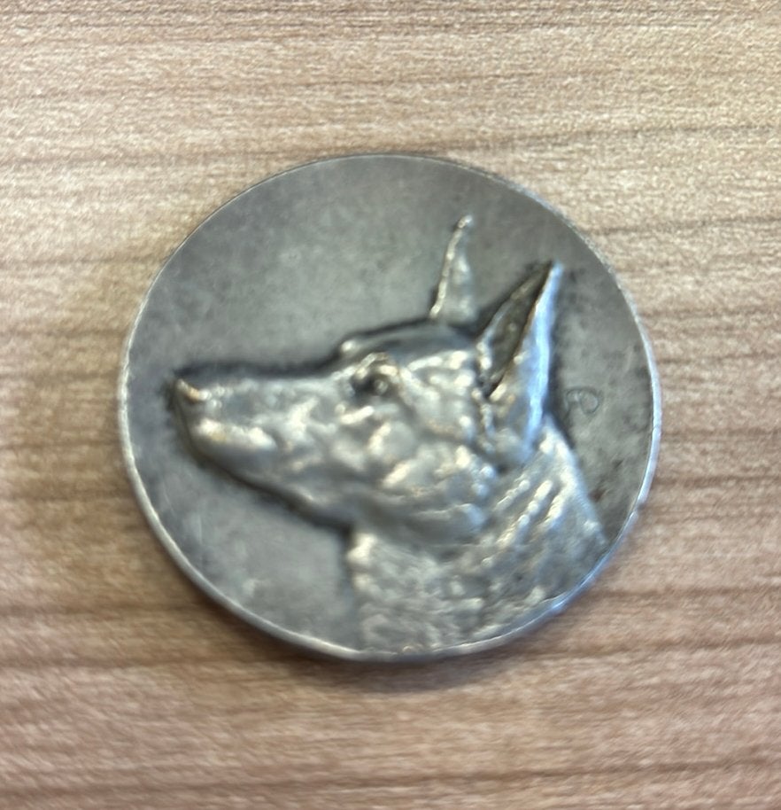 Medaille motif Chien diamètre 37mm poids 28,8g, Enlèvement ou Envoi