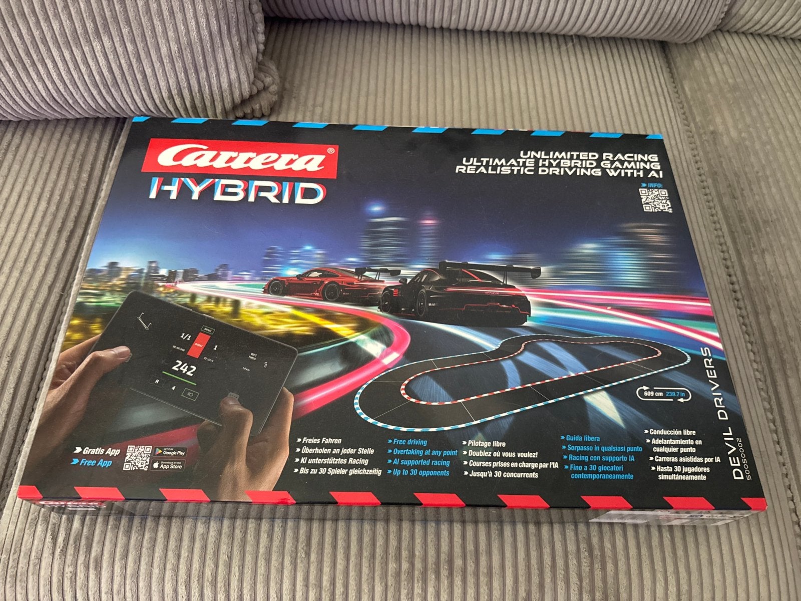 Carrera Hybrid Devil-Complete racebaan-Zeer mooie staat, Enfants & Bébés, Jouets | Circuits, Comme neuf, Circuit, Carrera, Enlèvement
