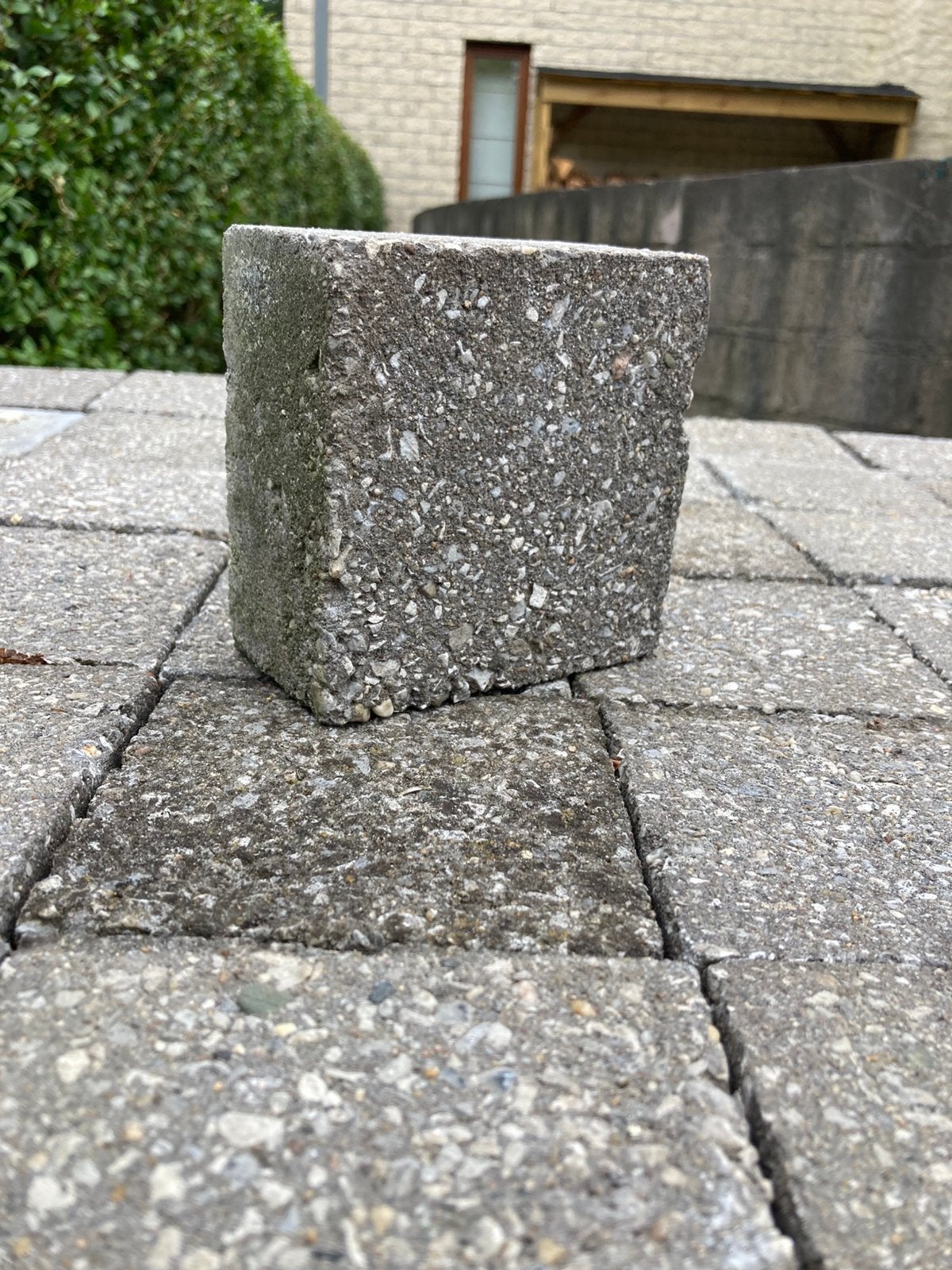 Béton de clinker sur 23 m2, Enlèvement, Comme neuf, Béton, Briques