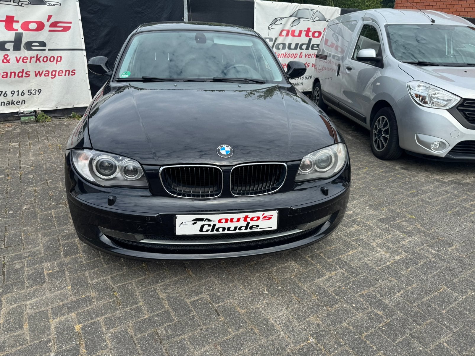 BMW 1  2.0 benzine, Zwart, 4 cilinders, Zwart, Dealer onderhouden