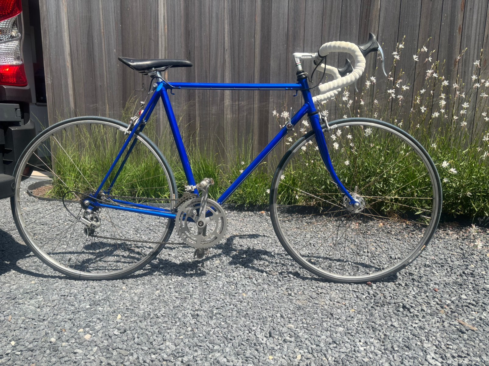 Retro koersfiets, Fietsen en Brommers, Ophalen, Gebruikt, Velgrem, 10 tot 15 versnellingen
