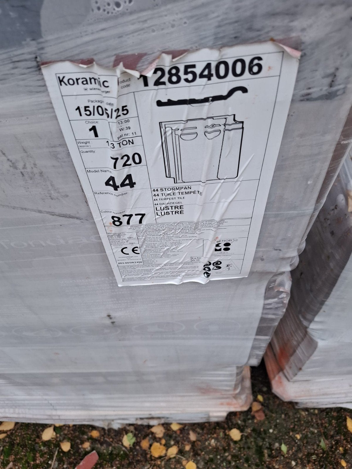 dakpannen, Doe-het-zelf en Bouw, Ophalen, Nieuw