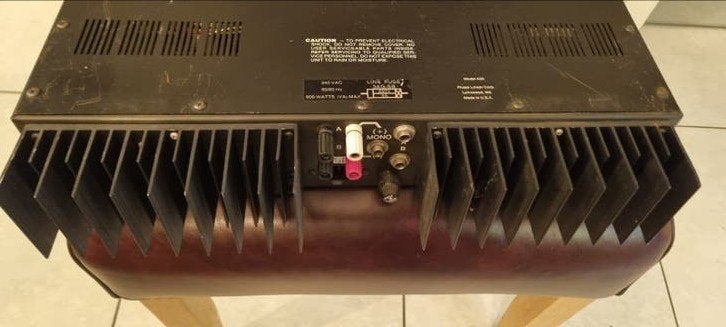 Amplifier Phase Linear A30 professional series, Enlèvement, Comme neuf, Audio