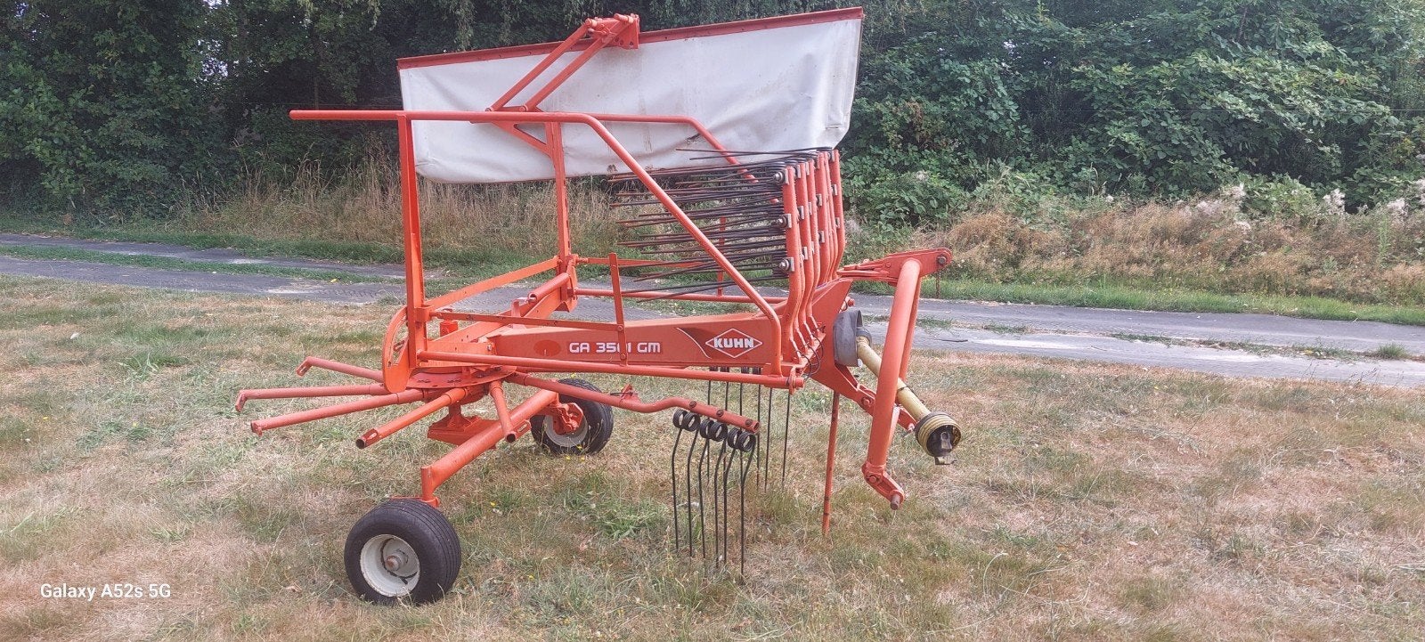 kuhn ga 3501 gm, Ophalen
