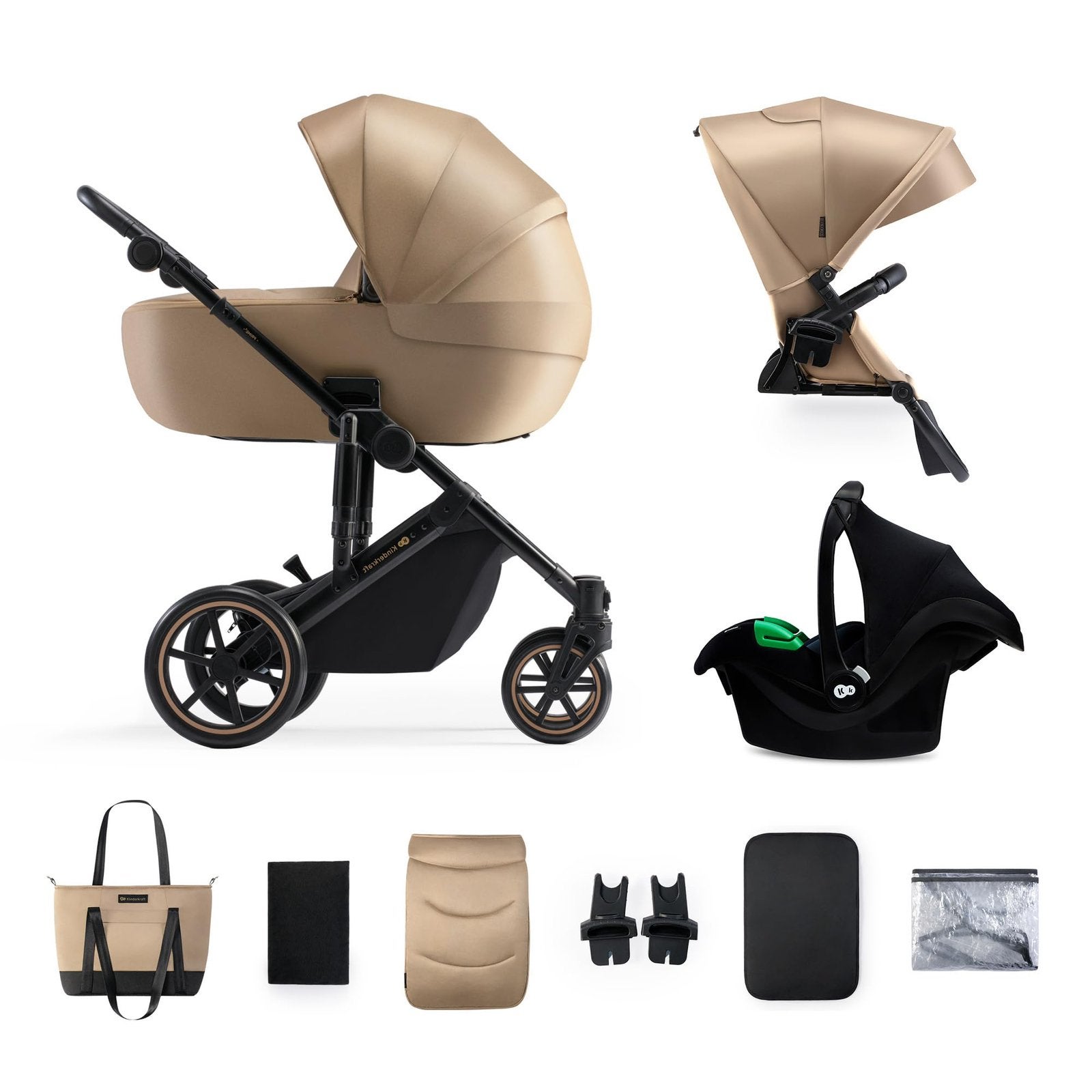 Kindercraft Prime 2 Trio, Enfants & Bébés, Enlèvement, Comme neuf, Poussette