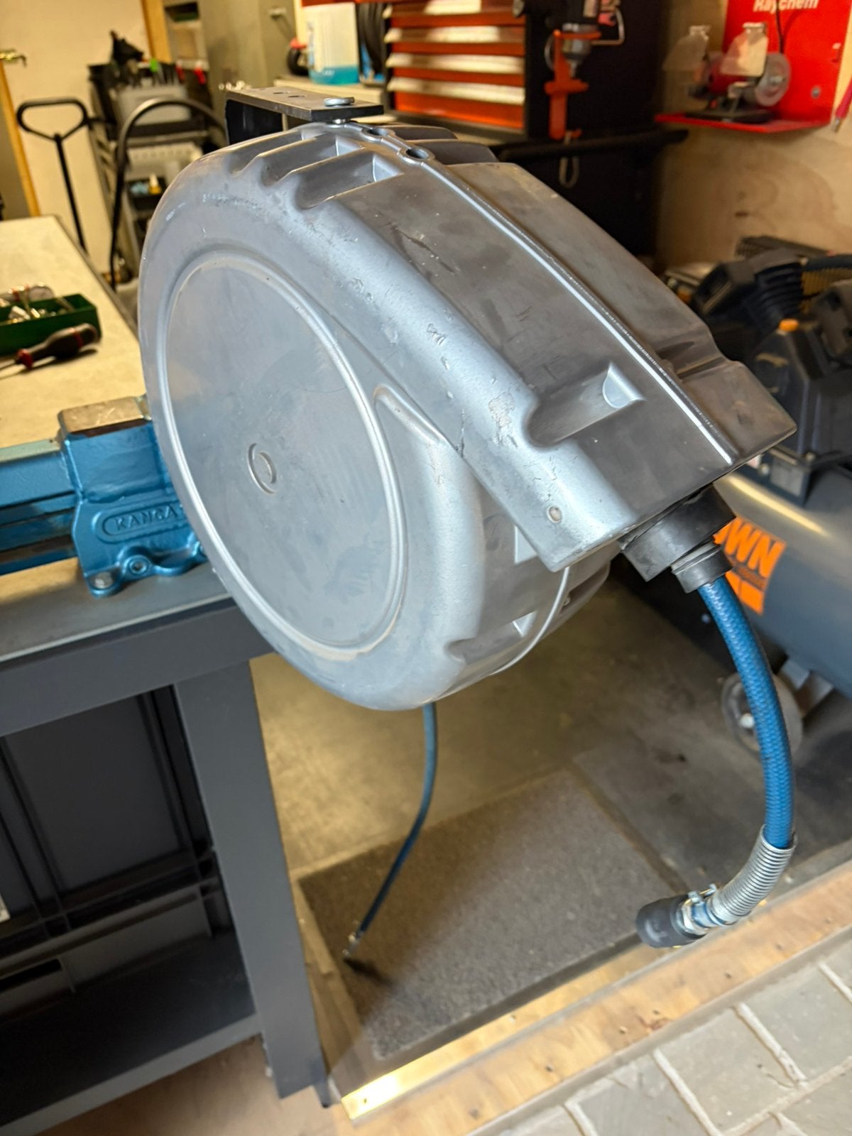 Zeca luchthaspel, Doe-het-zelf en Bouw, Compressors, Ophalen, Gebruikt