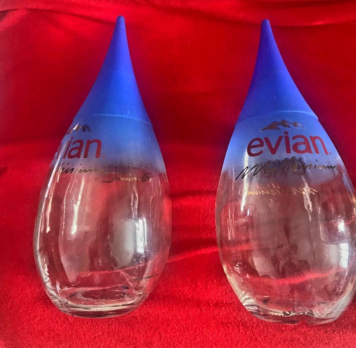 Evian fles millennium, Verzamelen, Ophalen of Verzenden, Gebruikt