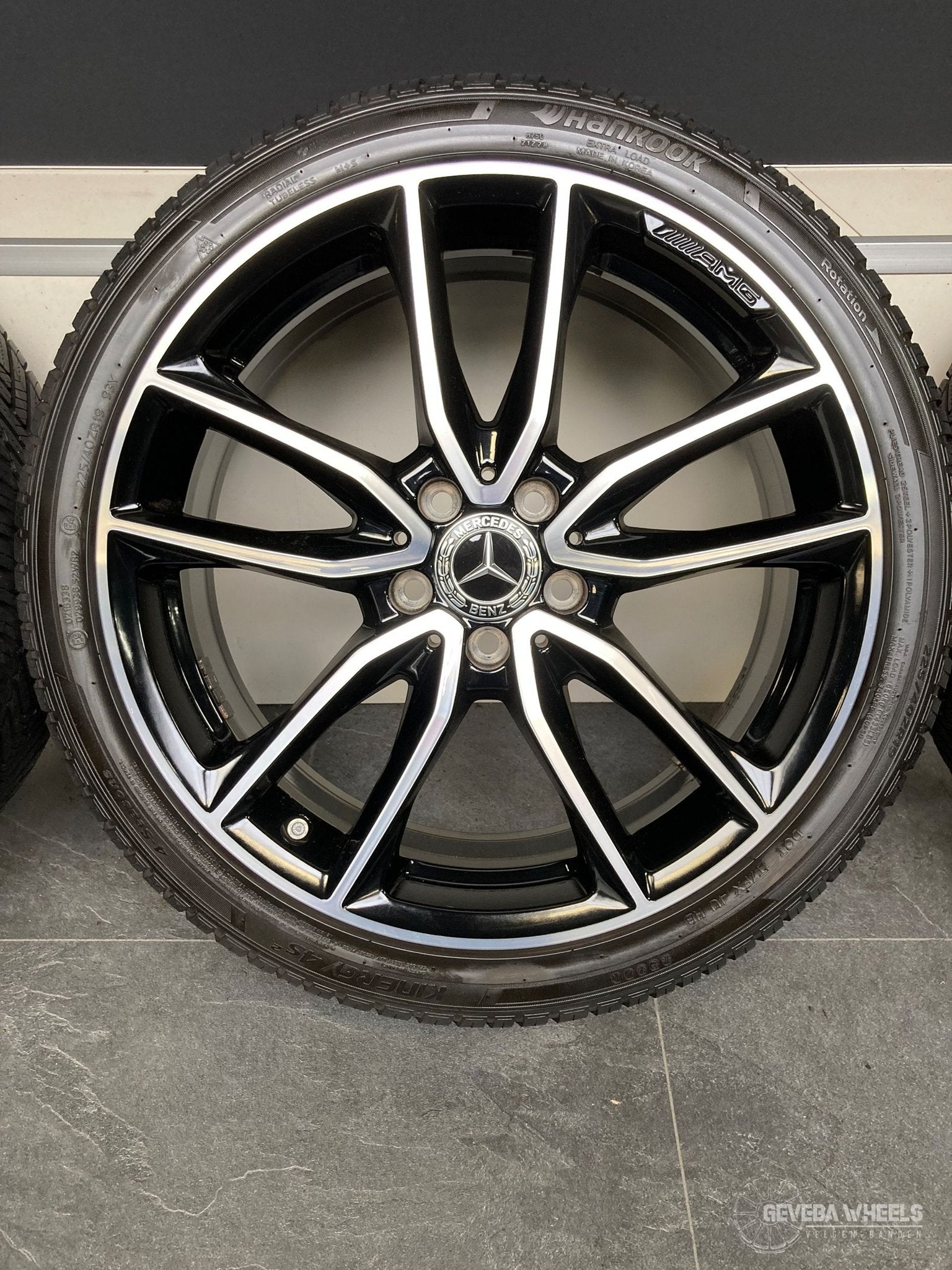 19” originele Mercedes A W177 AMG velgen + banden 5x112 A177, Auto-onderdelen, Banden en Velgen, 19 inch, Gebruikt, -, -