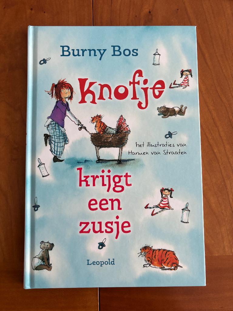 Burny Bos : Knofje krijgt een zusje voorleesboek, Jongen of Meisje, Ophalen of Verzenden, Zo goed als nieuw, Voorleesboek