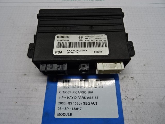 UNITE ELECTRONIQUE C4 Picasso (UD / UE / UF) (9663821780), Citroën, Mevr. I. Hauben, Utilisé, Rue de l'Espoir 34 34
4030  GRIVEGNÉE, BE
