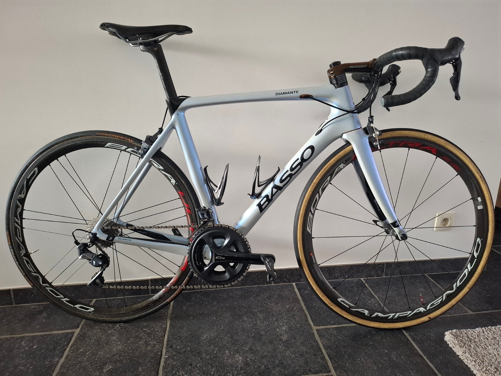 Basso Diamante carbon racefiets maat 54, Vélos & Vélomoteurs, Enlèvement, Carbone