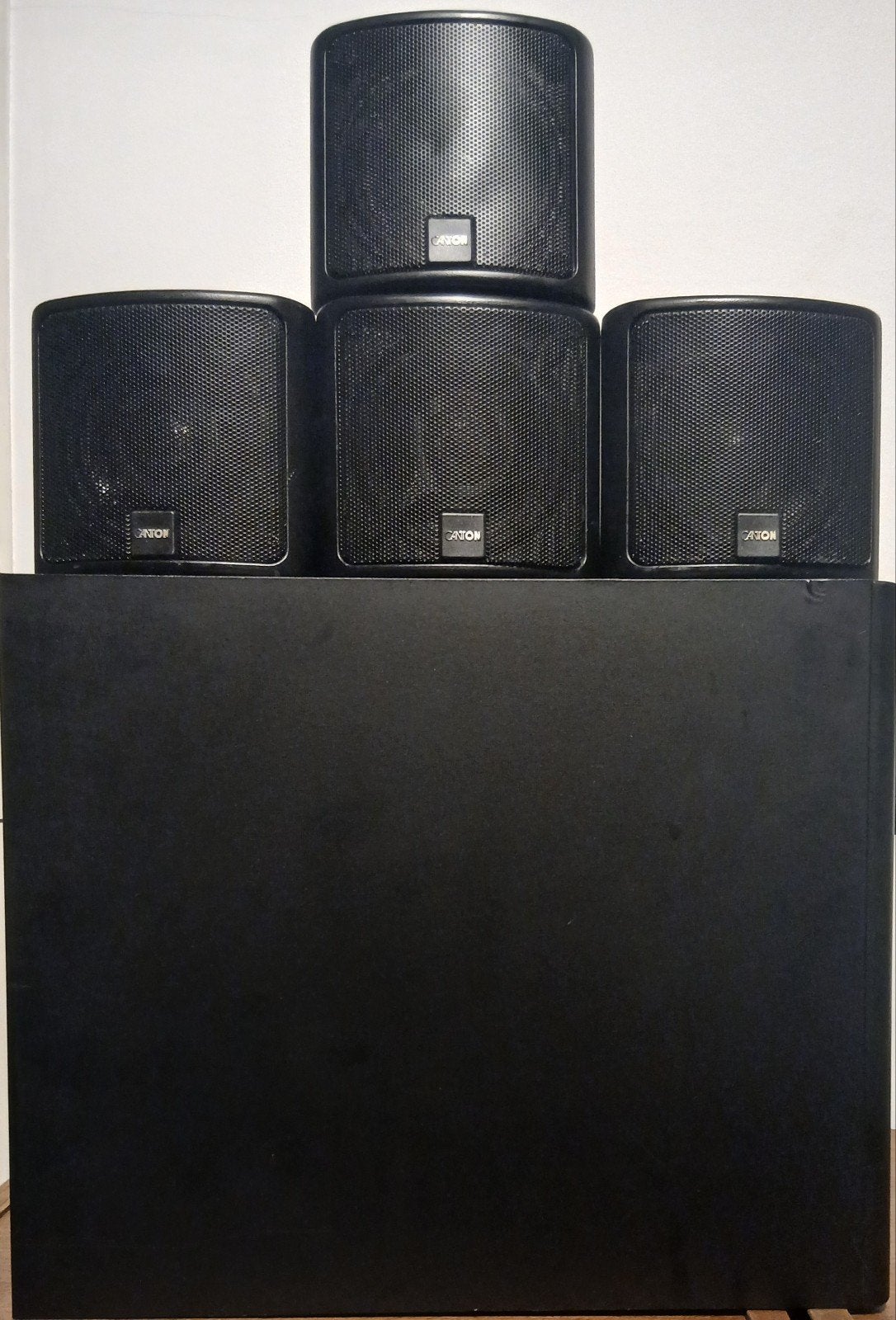 Canton Fonissimo 2 Luidsprekerset(Subwoofer + 4 Satellieten), TV, Hi-fi & Vidéo, Enceintes, Subwoofer, Enlèvement