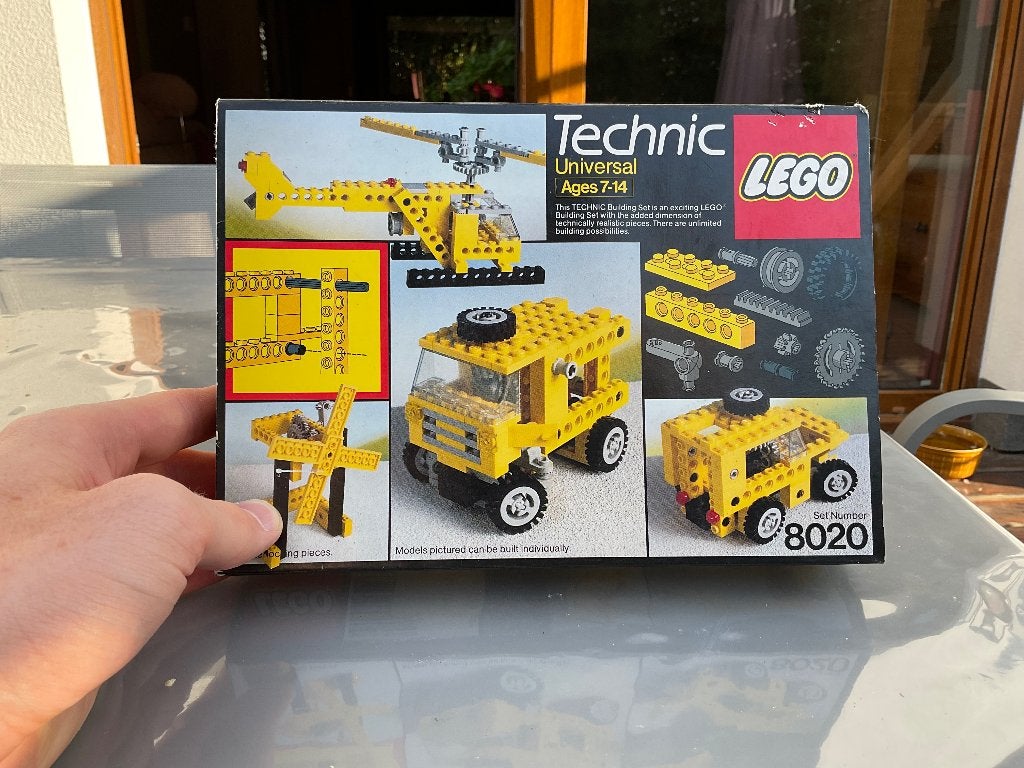 Lego Technic (8020) - Universal Building set - 100% complet, Kinderen en Baby's, Inclusief instructies, Gebruikt, Lego, Ophalen of Verzenden