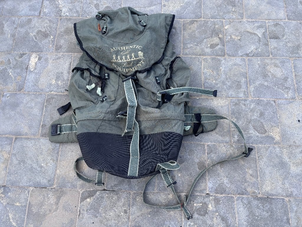 Trekking rugzak groen in goede staat, Ophalen of Verzenden, Gebruikt, Rugzak