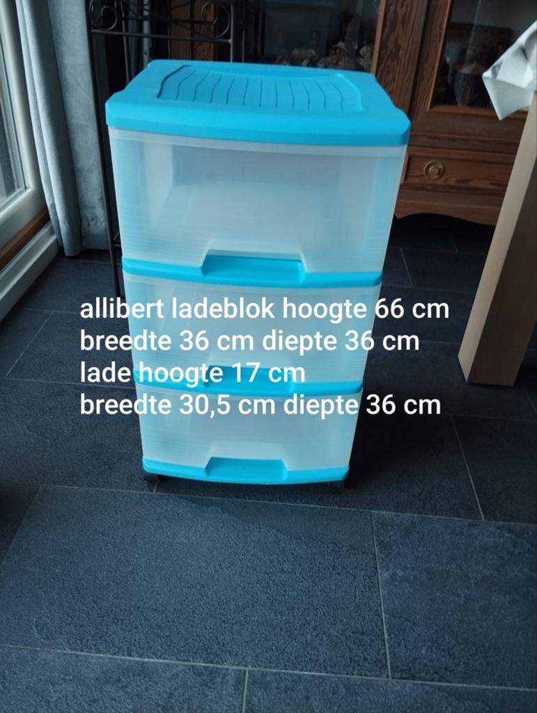 Ladeblok allibert mooie staat 7 stuks beschikbaar, Ophalen