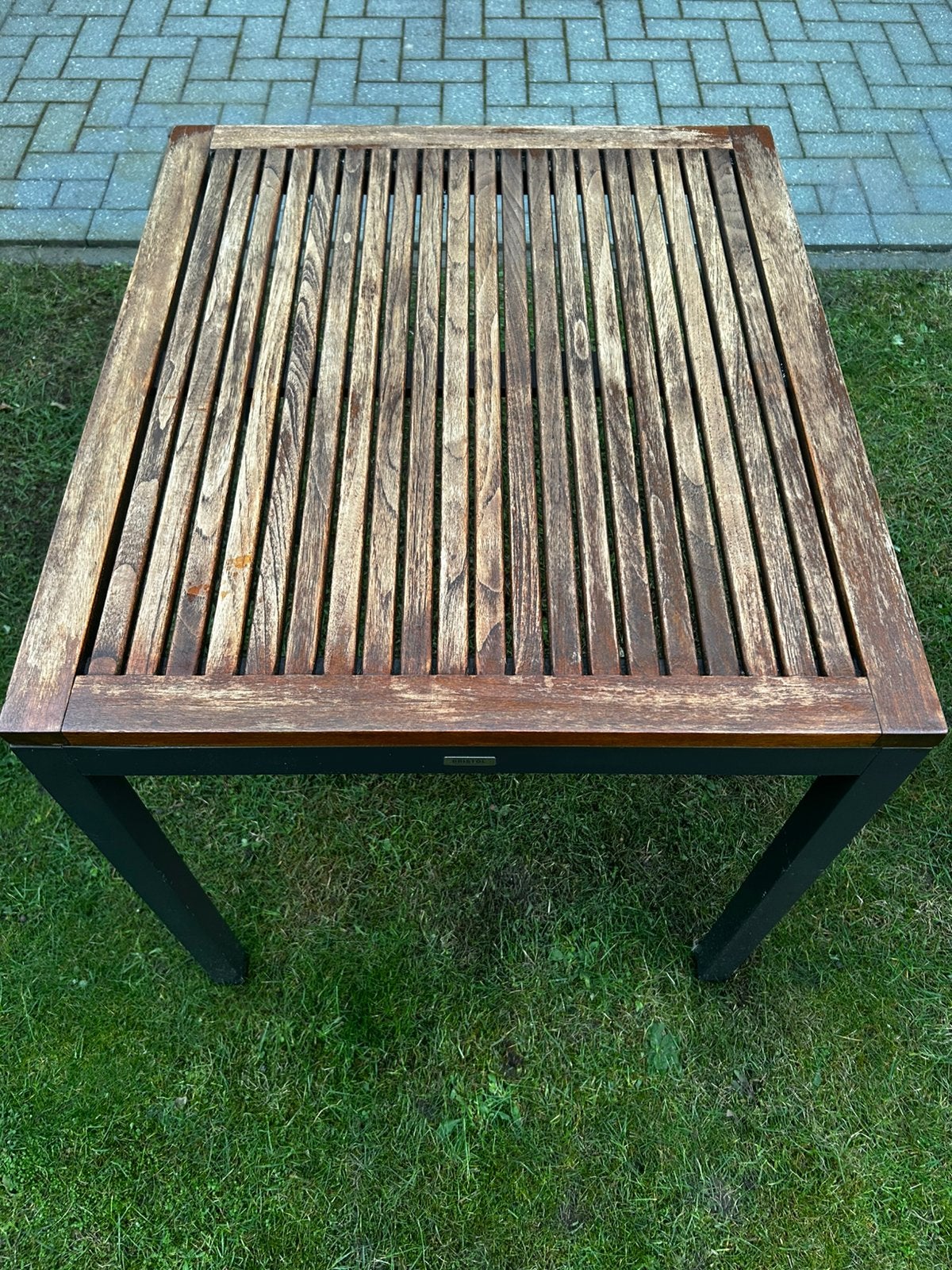 Tuintafel Bristol (2 stuks), Tuin en Terras, Ophalen, Gebruikt, Vierkant, Teakhout