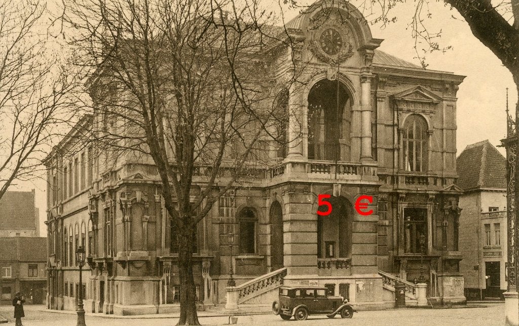 cartes postales - Hôtel de ville de Vilvorde, Envoi