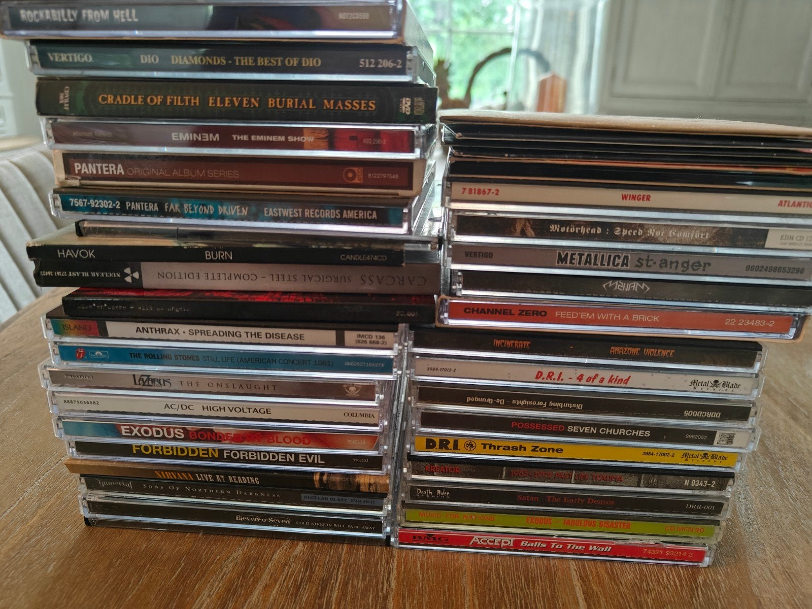Lot CD's: Metal, Hard Rock, Thrash Metal, Death Metal, Ophalen